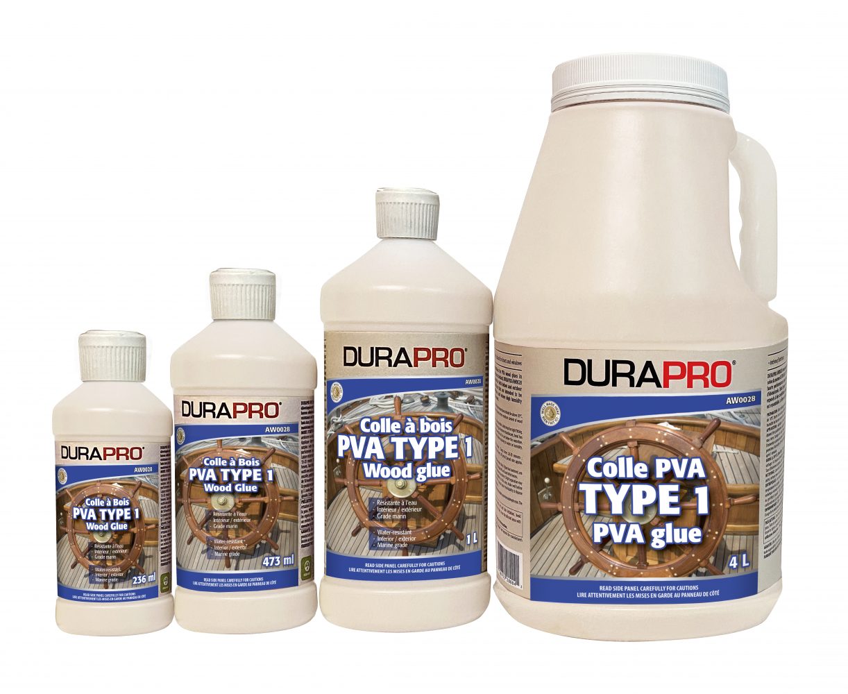 PVA TYPE 1 WOOD GLUE Adh sifs DURAPRO